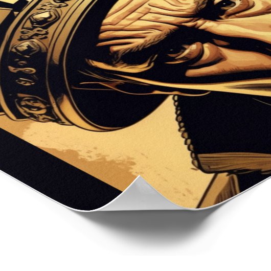 Wie schwer ist die Krone (Design 2) Poster (Ecke)