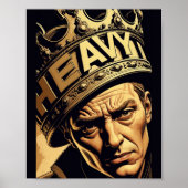 Wie schwer ist die Krone (Design 2) Poster (Vorne)