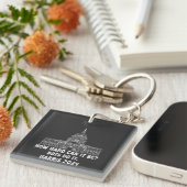 Wie schwer kann es sein? Boys Do it Kamala Harris  Schlüsselanhänger (Vorderseite rechts)