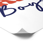 Wie schwer kann es sein, Jungs machen es lustig Poster (Ecke)