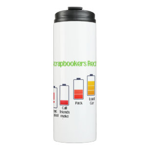 Wie Scrapbookers umladen Thermosbecher