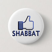 Wie Shabbat Button (Vorderseite)