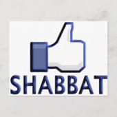 Wie Shabbat Postkarte (Vorderseite)
