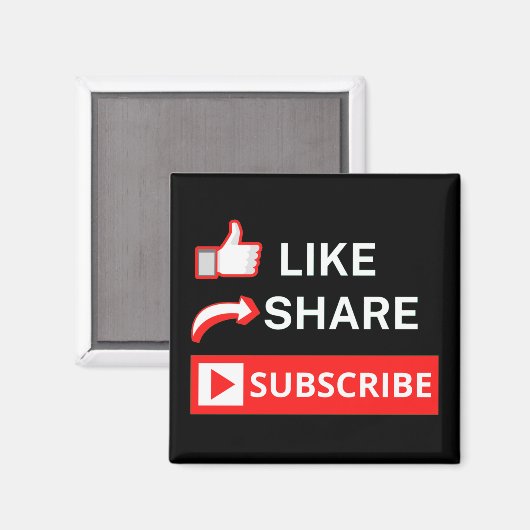 Wie Share-Abonnement Magnet (Vorderseite/Rückseite)