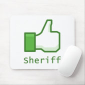 Wie Sheriff Mousepad (Mit Mouse)
