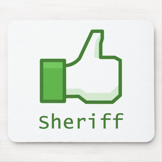 Wie Sheriff Mousepad (Vorne)
