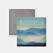 Wie sich die Dinge entwickeln Magnet (Vorderseite/Rückseite)