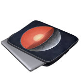 Wie sich ein Felsplanet bildet. Laptopschutzhülle (Vorne Knopf)