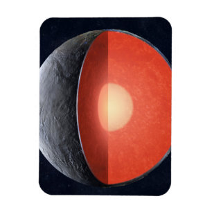 Wie sich ein Felsplanet bildet. Magnet