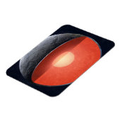 Wie sich ein Felsplanet bildet. Magnet (Linke Seite)