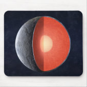 Wie sich ein Felsplanet bildet. Mousepad (Vorne)