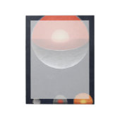 Wie sich ein Felsplanet bildet. Notizblock (Rotiert)