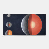 Wie sich ein Felsplanet bildet. Schreibtischunterlage (Vorderseite)