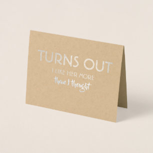 Wie sich herausstellt, ist der Vorschlag für einen Folienkarte