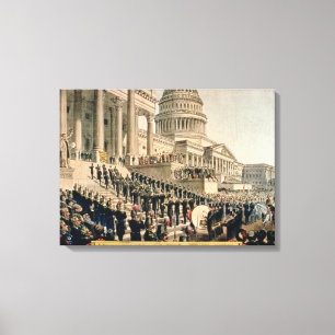 Wie sie aussahen, teilnehmend an der Einweihung Leinwanddruck