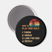 Wie Sie den Golf-Golfspieler auf der Diskette wied Magnet (Vorderseite/Rückseite)