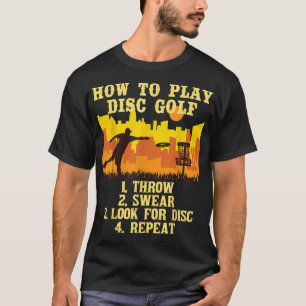 Wie Sie den Golf Player auf der Festplatte spielen T-Shirt