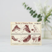 Wie Sie den Illustrierten Schuhführer auf der Post Postkarte (Stehend Vorderseite)