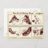 Wie Sie den Illustrierten Schuhführer auf der Post Postkarte (Vorne/Hinten)