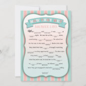 Wie sie Dusche Libs Funny Game Cards getroffen hab (Vorderseite)