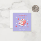 Wie Sie eine Hole Punch Square Card Mitteilungskarte (Vorderseite/Rückseite Beispiel)