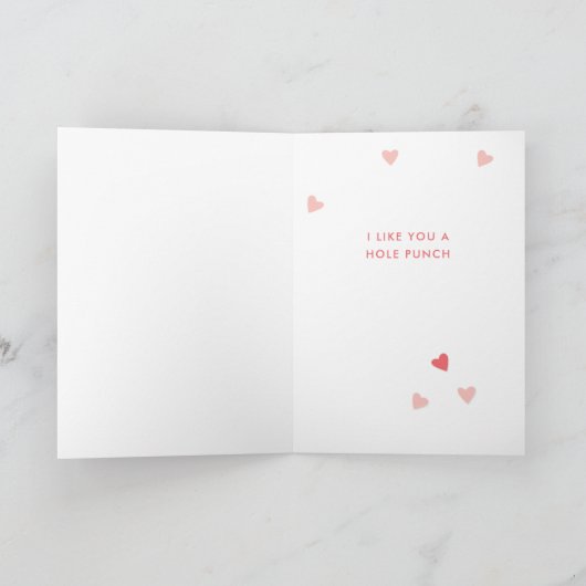 Wie Sie eine Hole Punch Valentine Card (Innenseite)