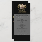 Wie Sie es Bühne-Zitat mögen (Goldversion) Einladung (Vorne/Hinten)