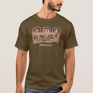 Wie Sie es mögen Logo-Shirt T-Shirt