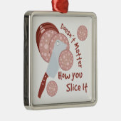 Wie Sie es schneiden Silbernes Ornament (Rechts)