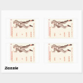 Wie Sie es sich ansehen Rechteckiger Aufkleber (Blatt)