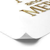 Wie Sie es wollen Bühne Angebot (Gold-Version) Poster (Ecke)