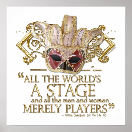 Wie Sie es wollen Bühne Angebot (Gold-Version) Poster (Vorne)