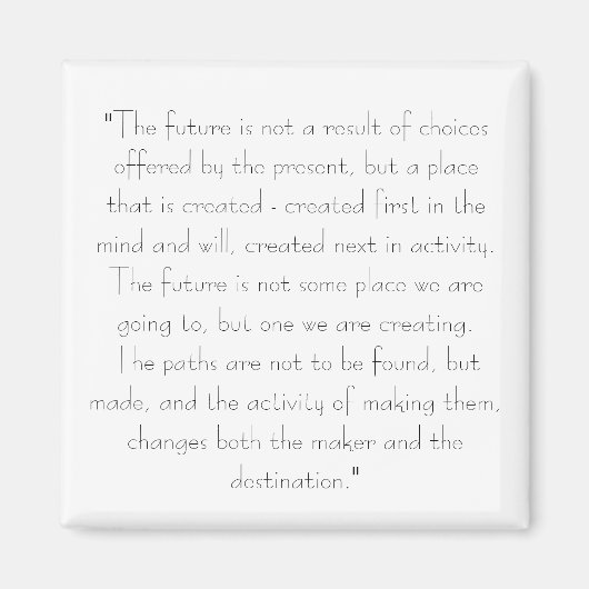 Wie Sie Ihr Schicksal erschaffen Magnet (Vorne)