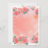 Wie Sie Ihre Einladung zur Hochzeit vorbereiten kö (Rückseite)