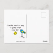 Wie Sie Ihren Tag beginnen_ Postkarte (Rückseite)