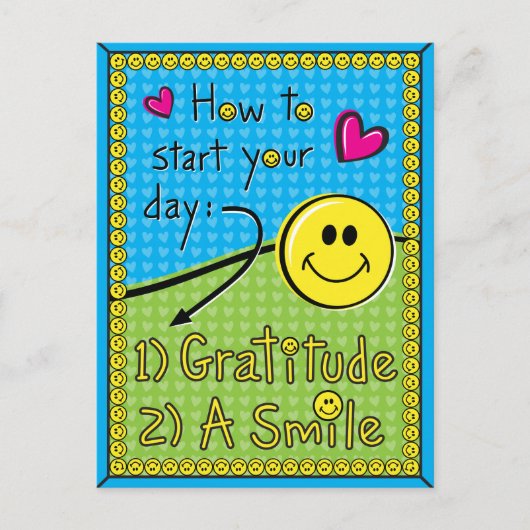 Wie Sie Ihren Tag beginnen_ Postkarte (Vorderseite)