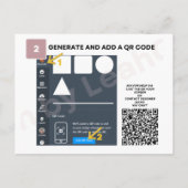 WIE SIE MEHR GUOGLE-ÜBERPRÜFUNGEN ERHALTEN KÖNNEN POSTKARTE (Rückseite)