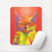 "Wie Sie mich dienen mögen?" Katzen-Kunst Mousepad (Mit Mouse)