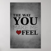 wie Sie mich fühlen lassen Poster (Vorne)