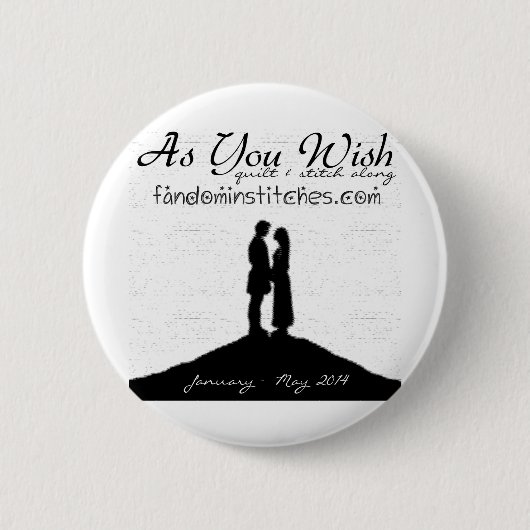 Wie Sie Steppdecke u. Stich entlang 2014 wünschen Button (Vorderseite)