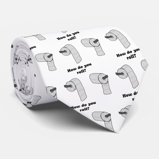 Wie Sie Toilettenpapier rollen Krawatte (Gerollt)