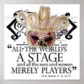 Wie Sie wollen Zitat Poster (Vorne)