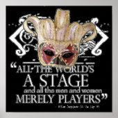 Wie Sie wollen Zitat Poster (Vorne)