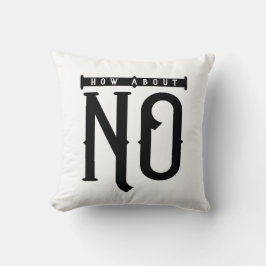 Wie sieht es mit keiner Typografie aus? Kissen