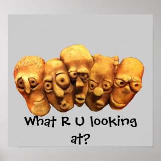 Wie sieht R U aus? Poster