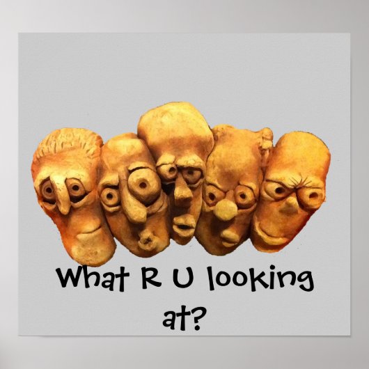 Wie sieht R U aus? Poster (Vorne)