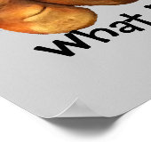 Wie sieht R U aus? Poster (Ecke)