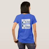 Wie Sike Button T - Shirt (Schwarz voll)