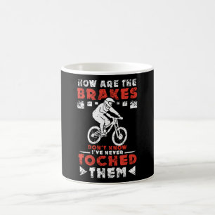 Wie sind die Bremsen des Mountainbikes? Kaffeetasse