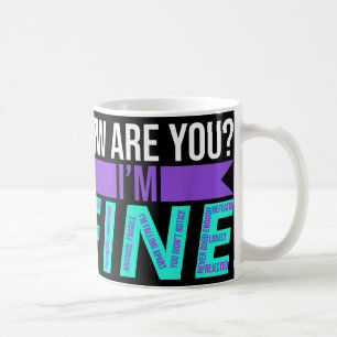 Wie sind Sie ein gutes Bewusstsein für Suizidpräve Kaffeetasse